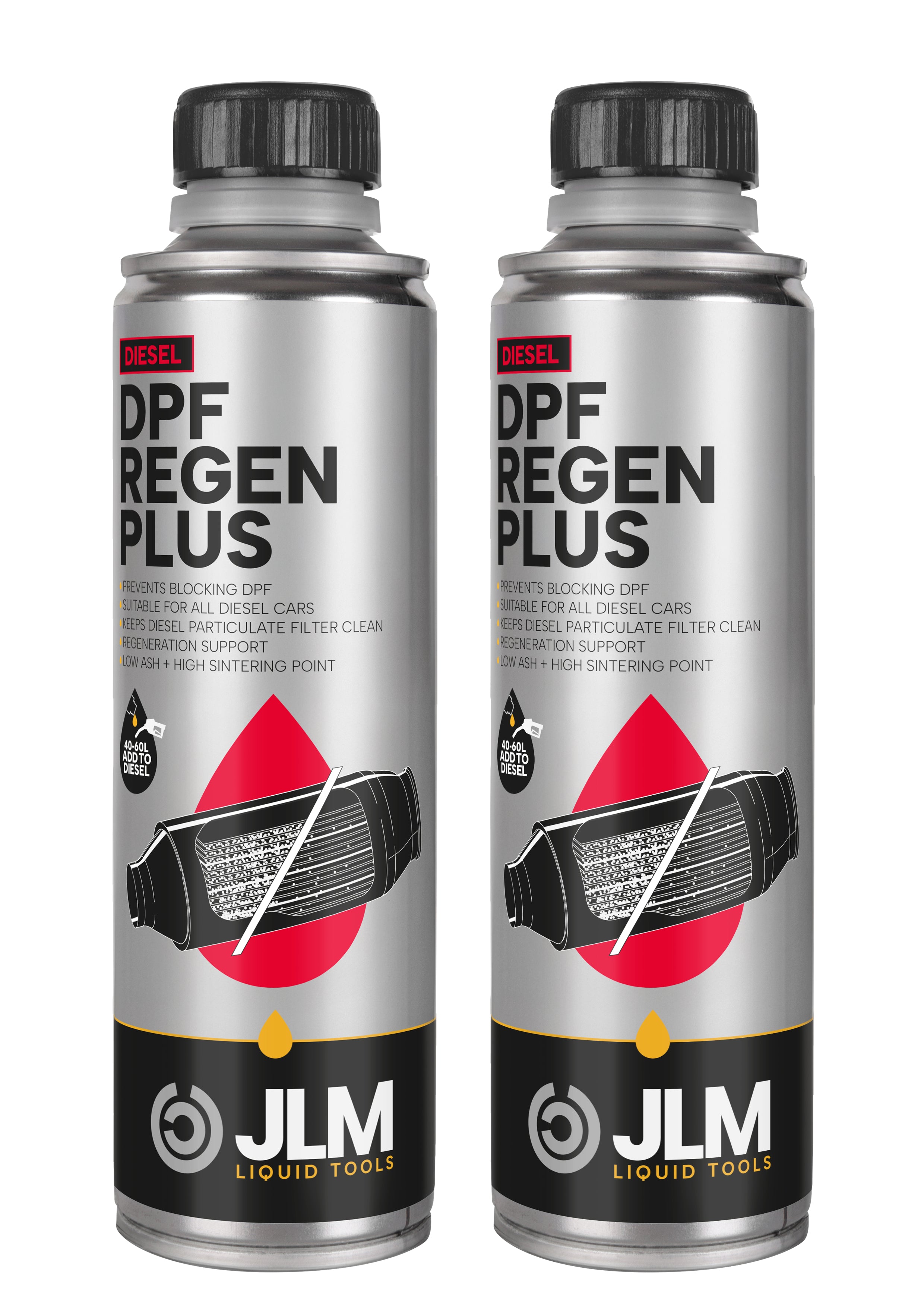 JLM Diesel DPF Regen Plus 2er Pack (2x250ml)