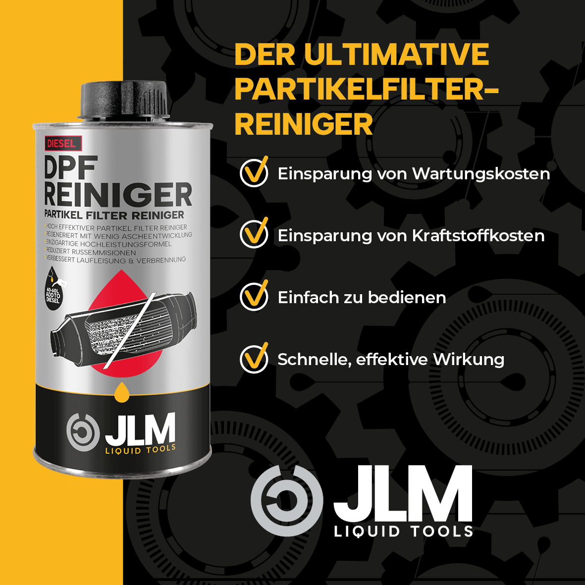 JLM Diesel DPF Partikelfilter-Reiniger