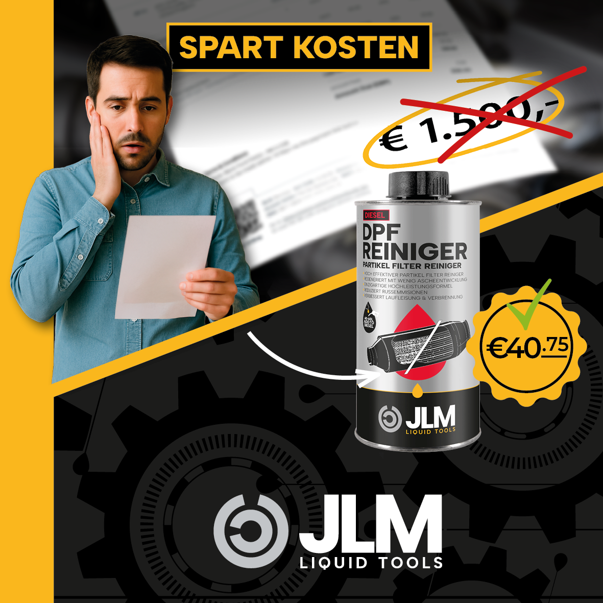 JLM Diesel DPF Partikelfilter-Reiniger