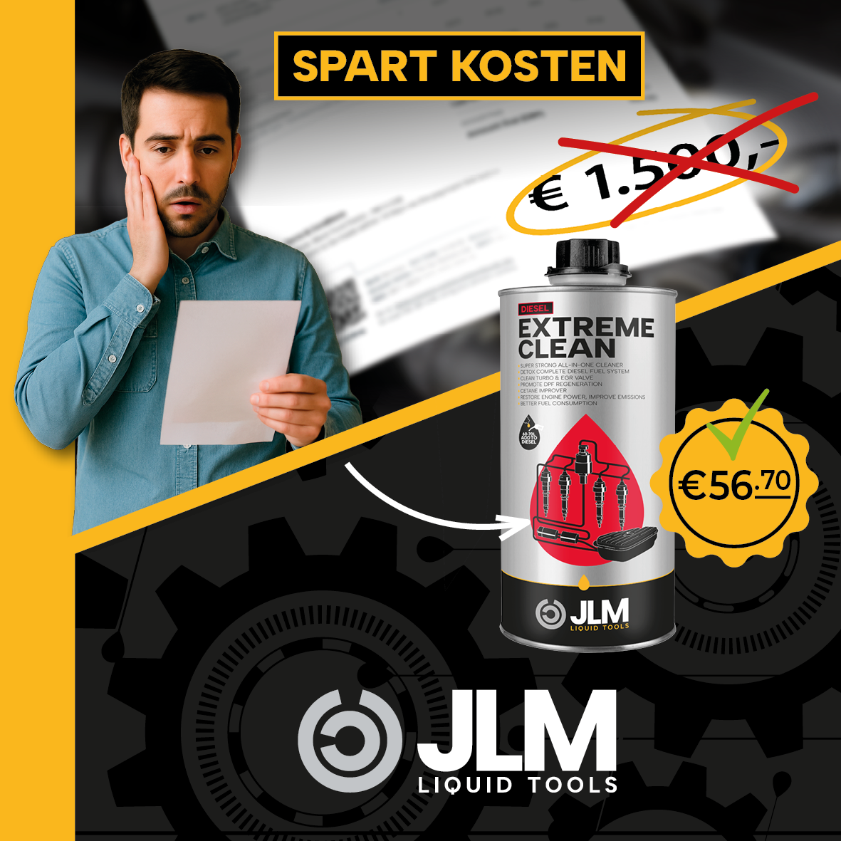 JLM Diesel Extreme Clean 2er Pack (2x1000ml)