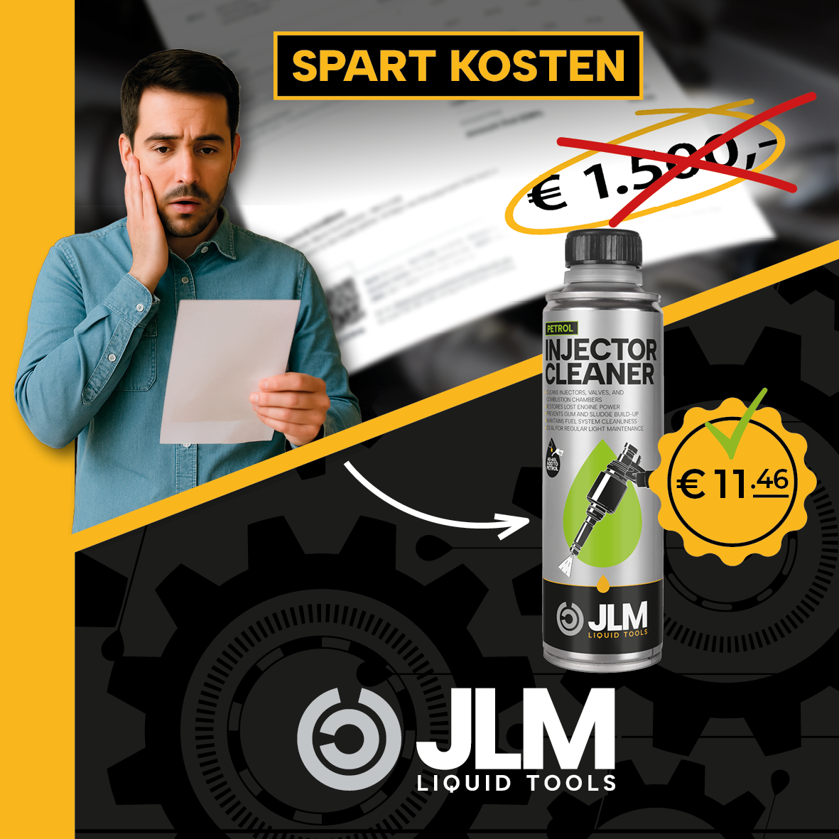 JLM Benzin-Injektor-Reiniger 2er Pack (2x250ml)