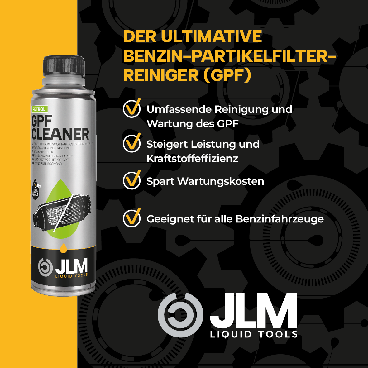 JLM Benzin GPF (Gasoline-Partikel-Filter) Reiniger