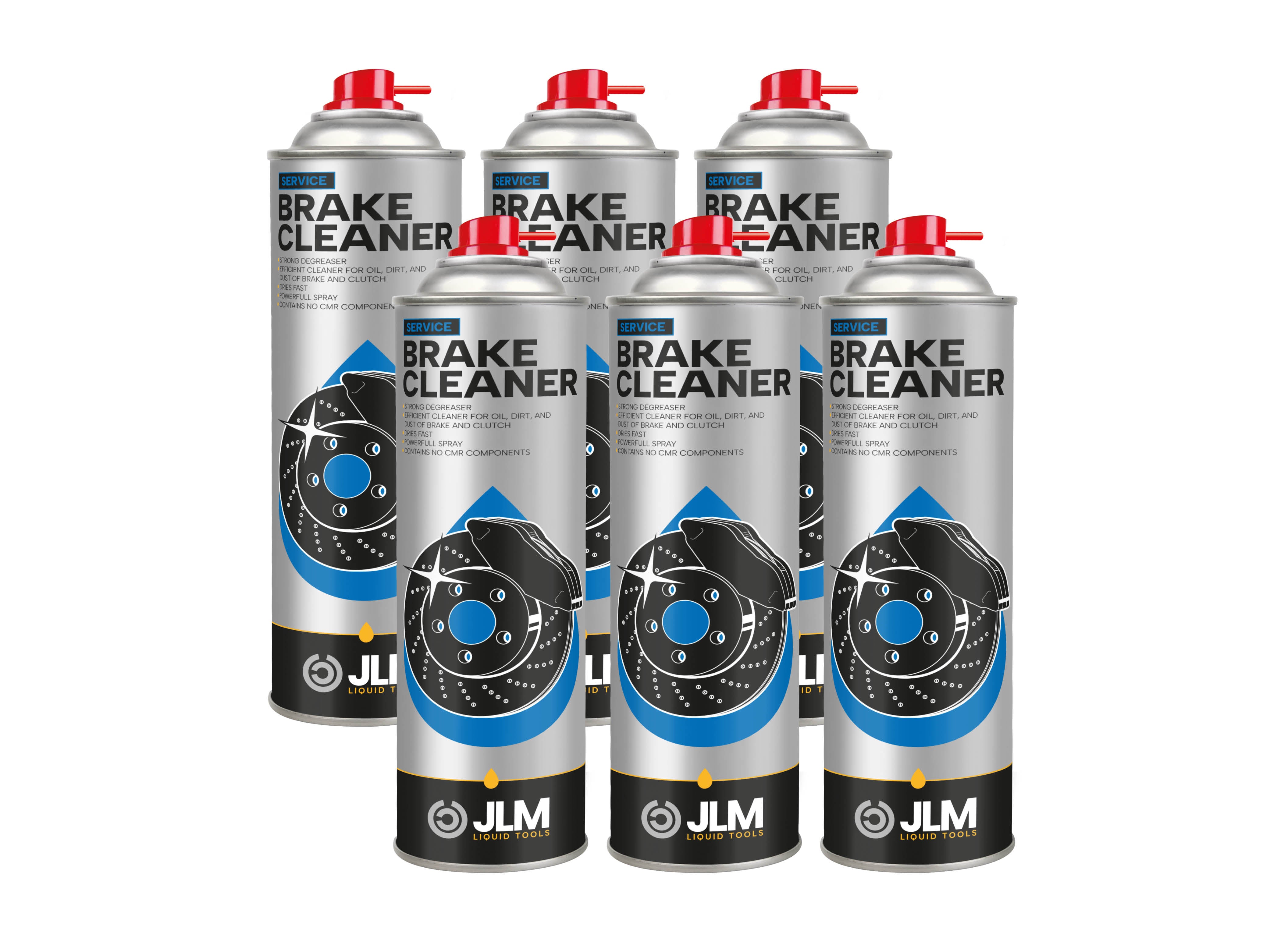 JLM Brake Cleaner 6er Pack (6x500ml)